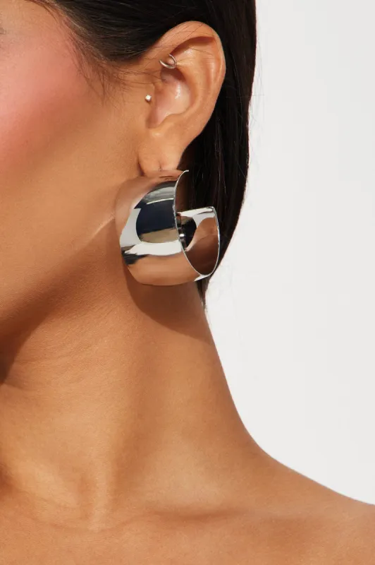 Classy Babe Earrings - Silver sold by Fashion Nova