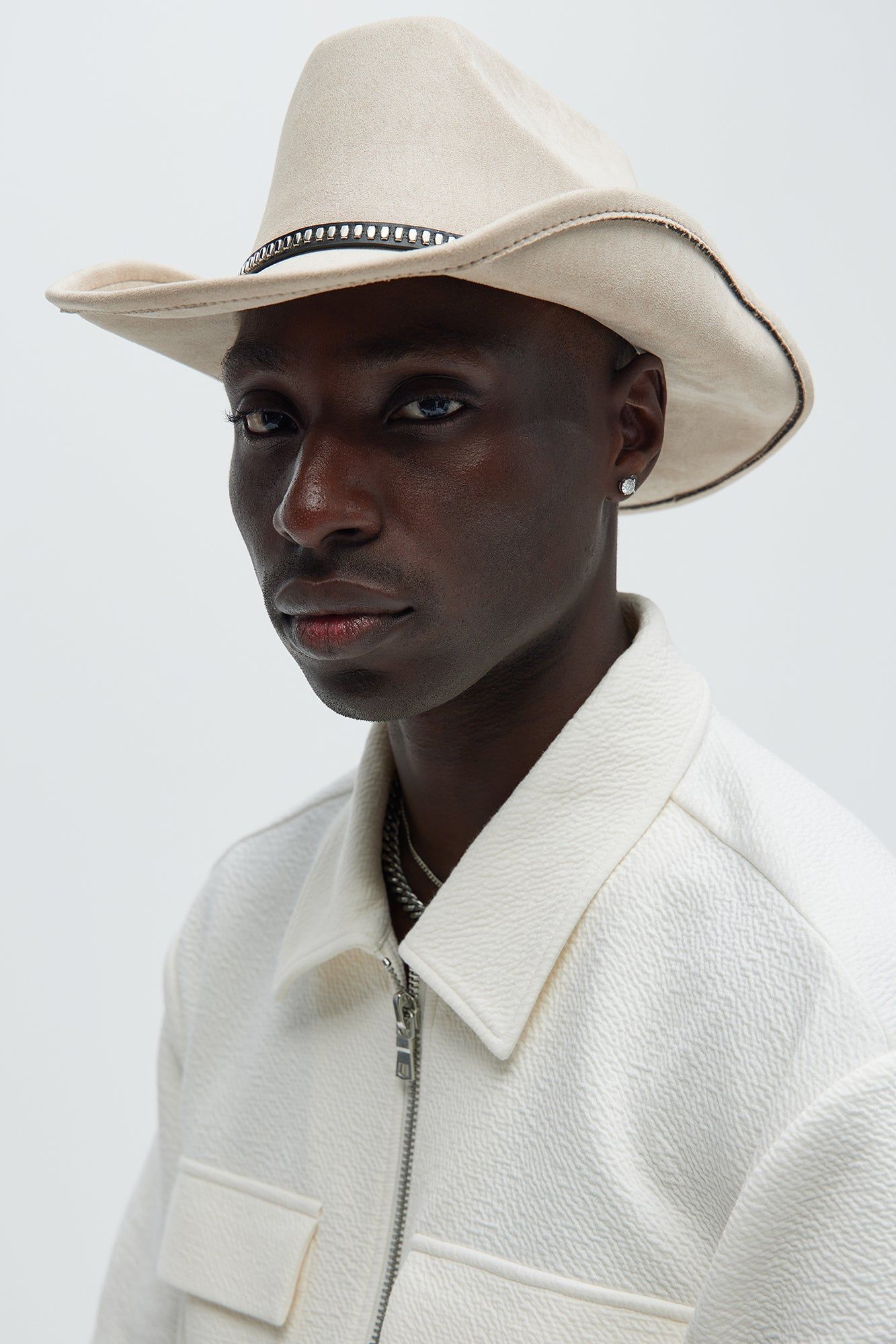 Beau Cowboy Hat - Taupe sold by Fashion Nova