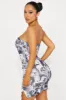 Faye Micro Mini Dress - Black/White sold by Fashion Nova