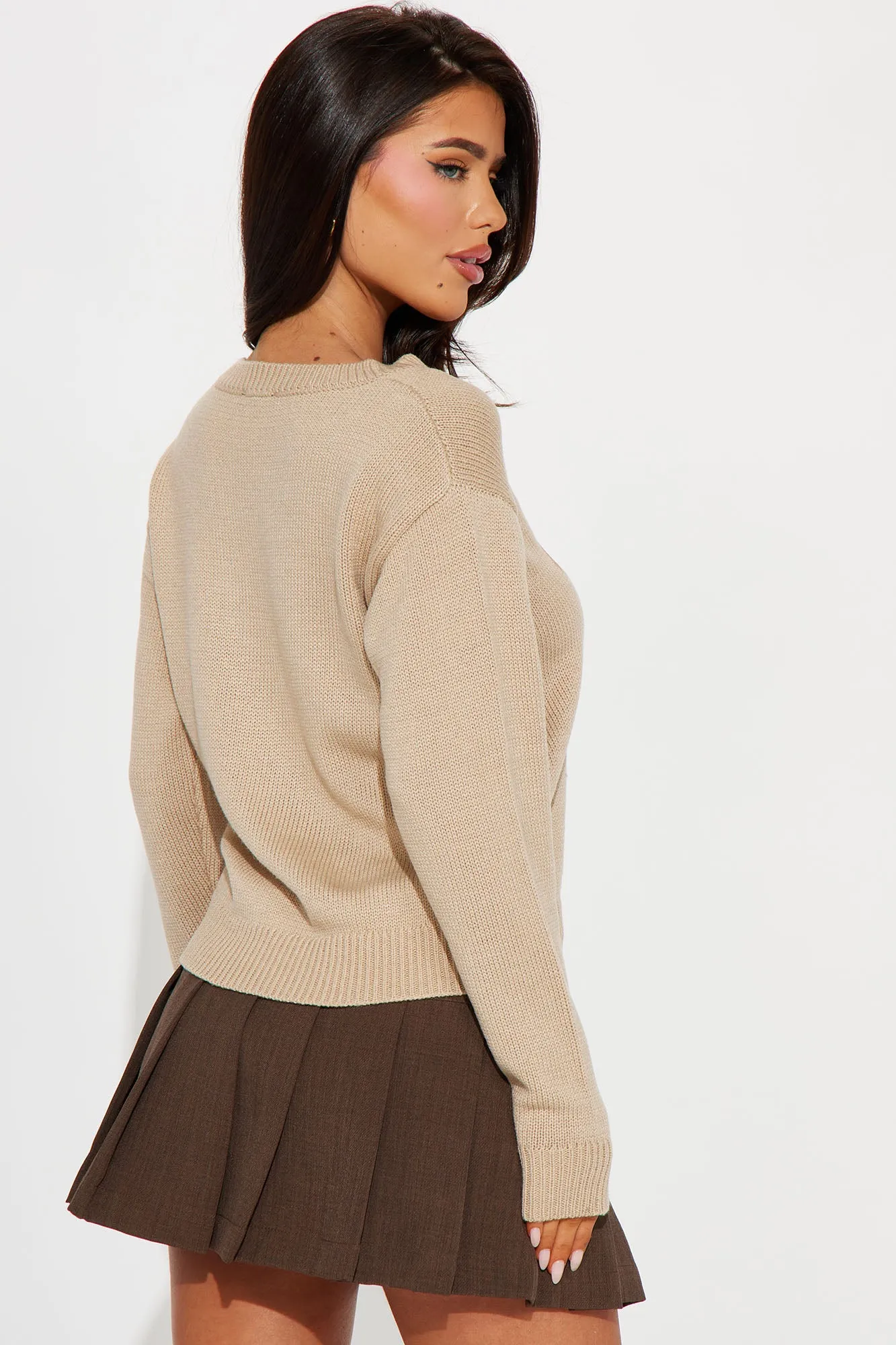 Horse Girl Sweater - Mocha/combo sold by Fashion Nova product image thumbnail 4