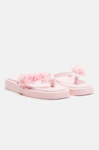 Girly Girl Flat Sandals - Pink sold by Fashion Nova