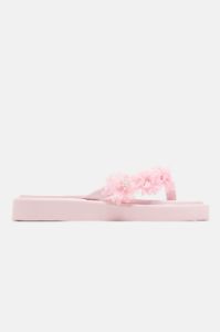 Girly Girl Flat Sandals - Pink sold by Fashion Nova