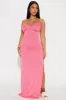 Hit The Snooze Maxi PJ Sleep Dress - Hot Pink sold by Fashion Nova
