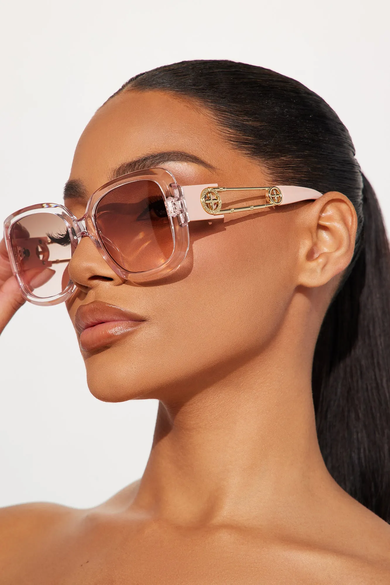 Polo Lounge Sunglasses - Pink sold by Fashion Nova product image thumbnail 2
