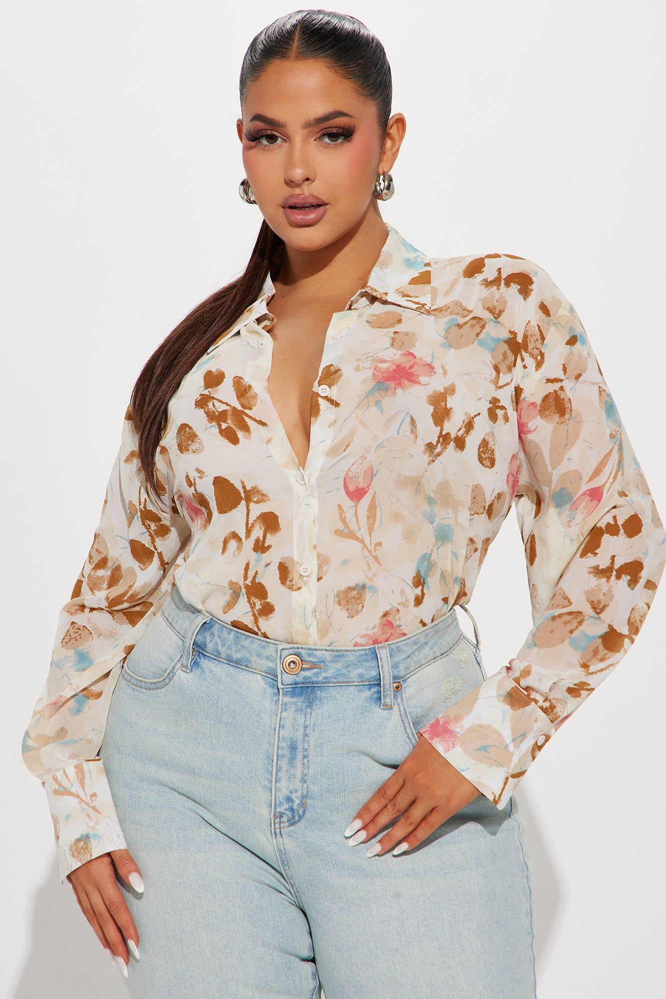 Nature Made Shirt - Cream/combo sold by Fashion Nova product image thumbnail 4