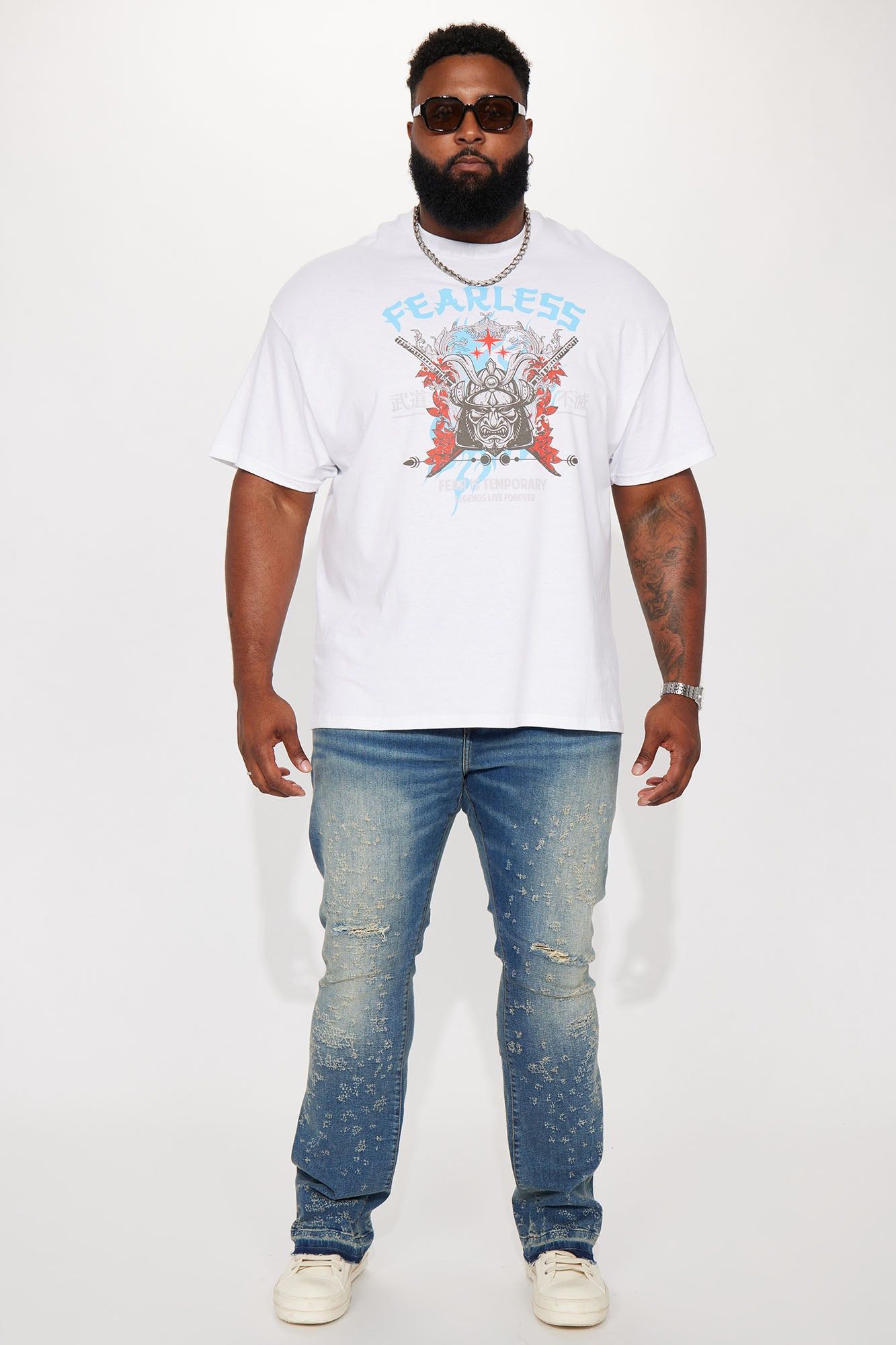 Reaching Goals Stacked Skinny Flare Jeans - Medium Wash sold by Fashion Nova product image thumbnail 6