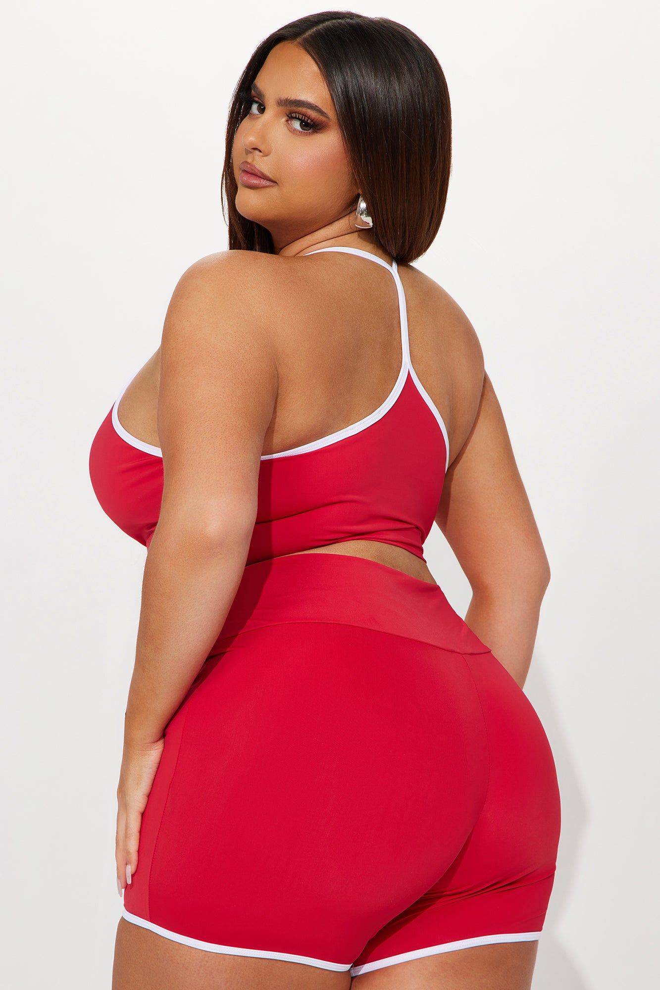 Newest Addition Active Set - Red/White sold by Fashion Nova product image thumbnail 3