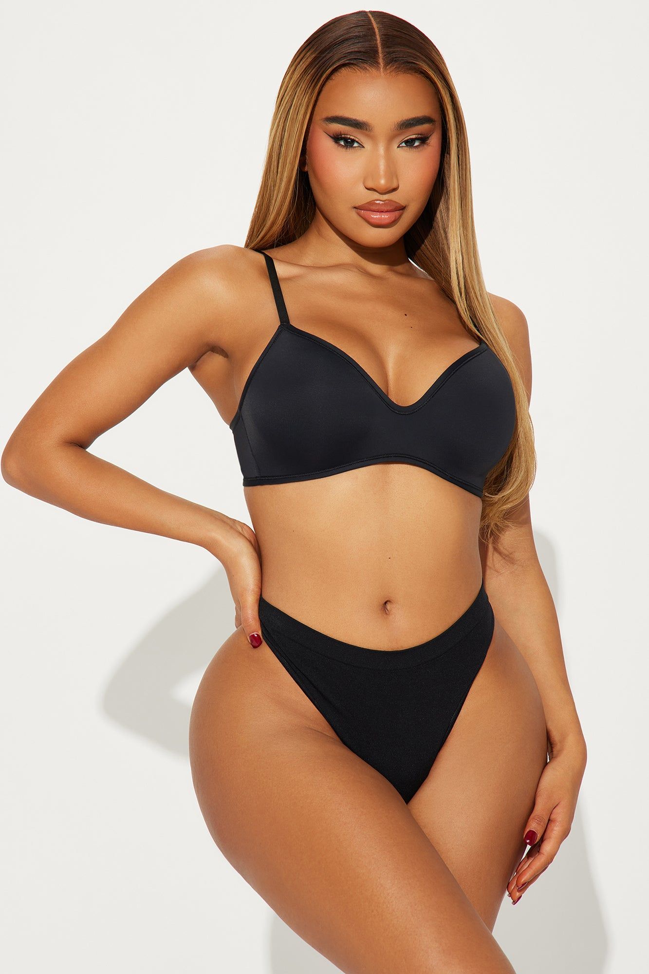 Busy Day Seamless Thong 3 Pack Panties - Grey/combo sold by Fashion Nova product image thumbnail 3