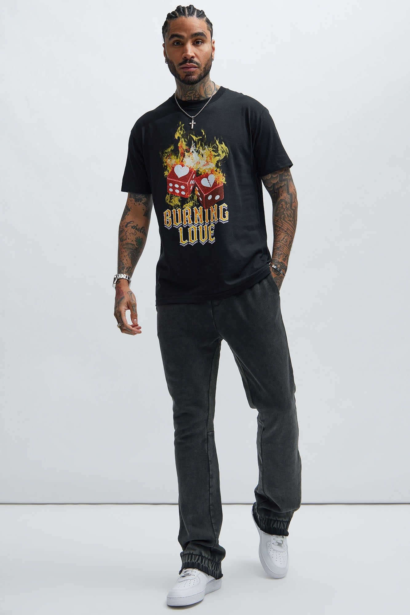 Gambling Love Short Sleeve Tee - Black sold by Fashion Nova product image thumbnail 2