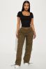 Delilah Ribbed Basic Tee - Black sold by Fashion Nova