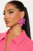 Maui Mommy Earrings - Fuchsia sold by Fashion Nova