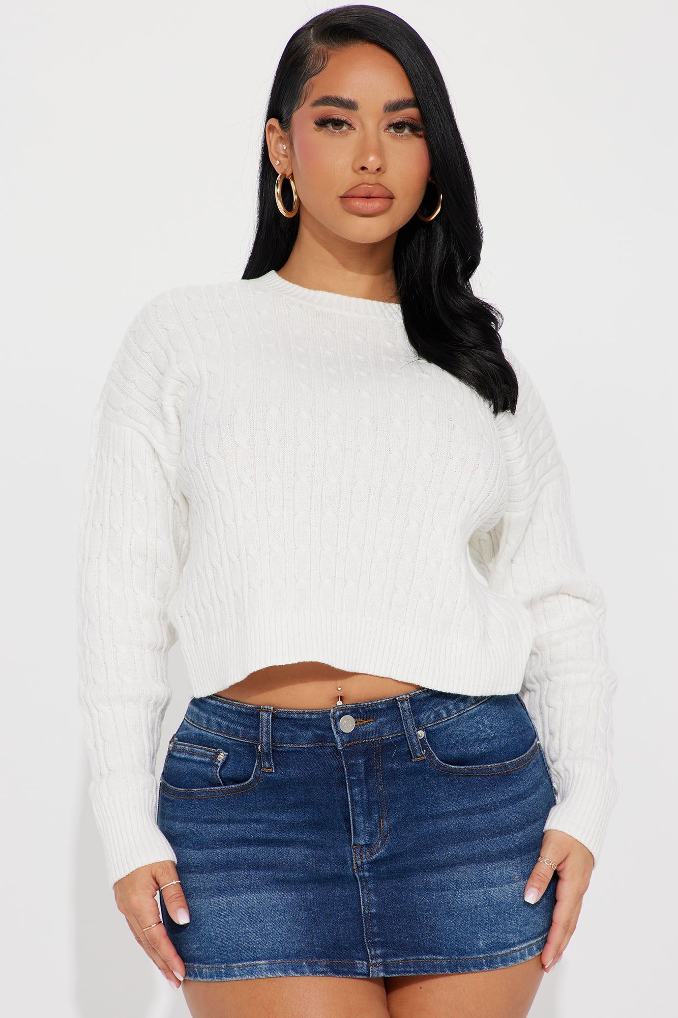Lola Sweater - Ivory sold by Fashion Nova