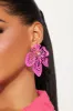 Maui Mommy Earrings - Fuchsia sold by Fashion Nova