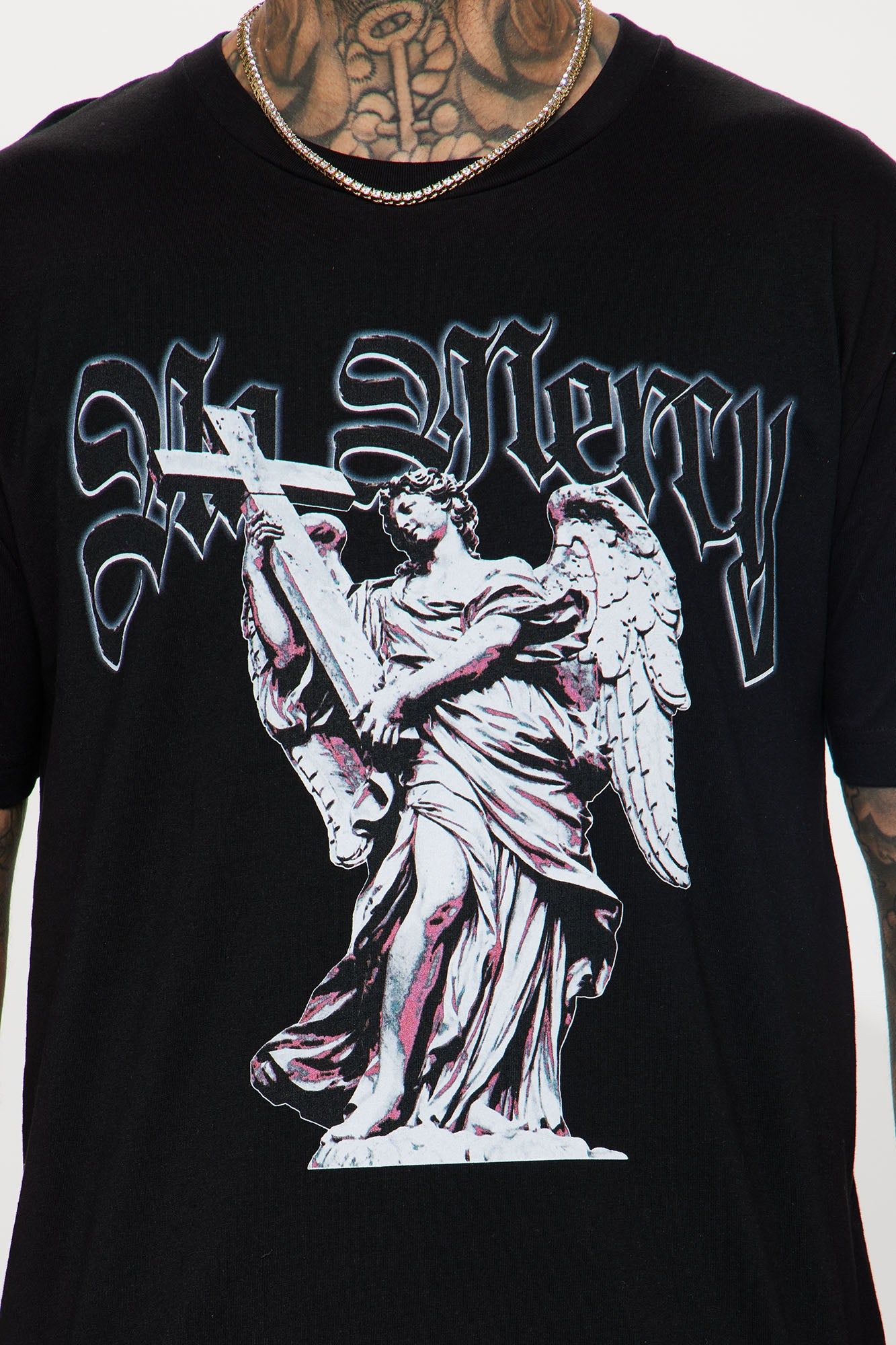 Mercy Short Sleeve Tee - Black sold by Fashion Nova product image thumbnail 4