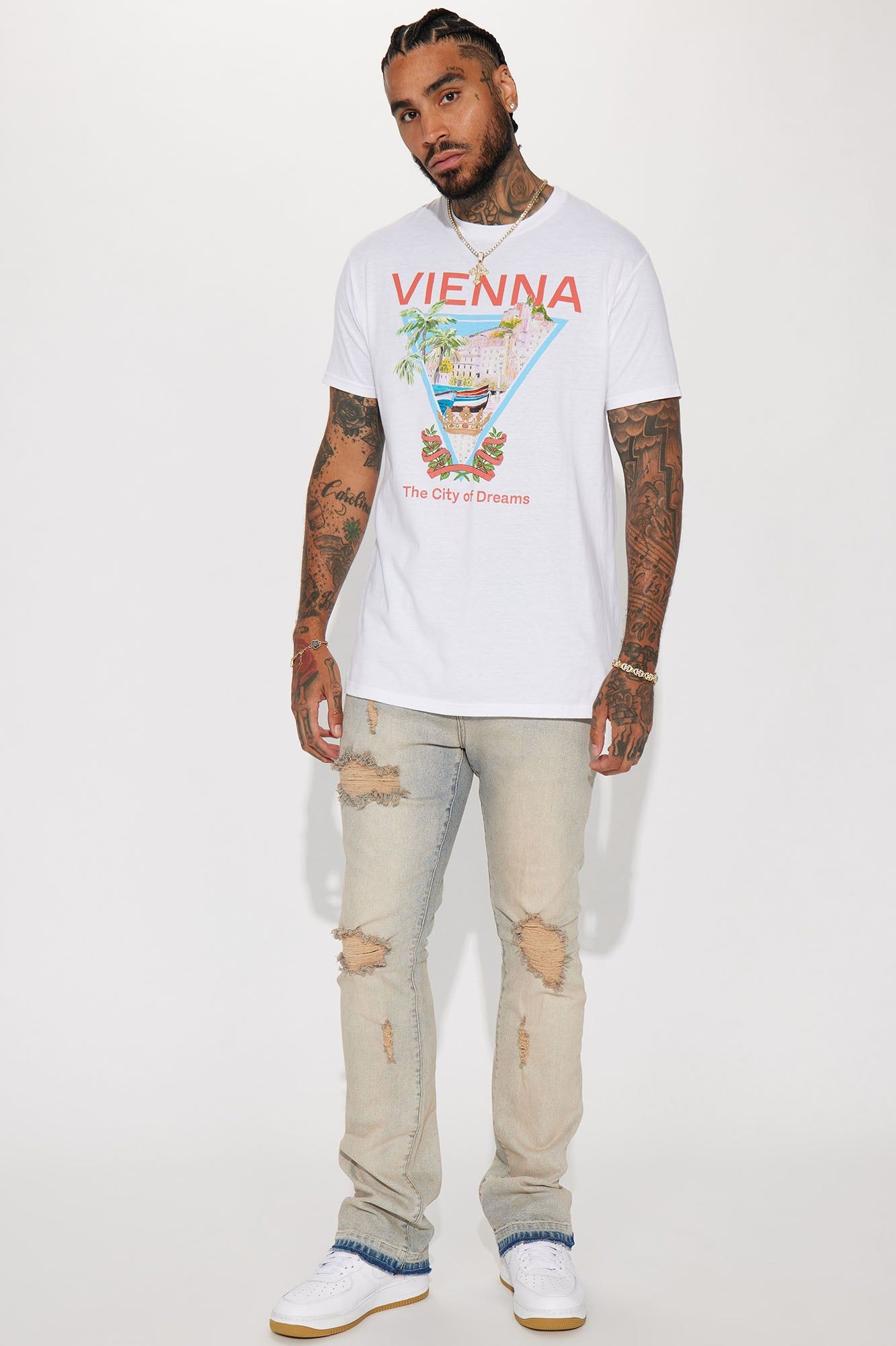 Agave Stacked Skinny Skinny Flare Jeans - Vintage Blue Wash sold by Fashion Nova product image thumbnail 3