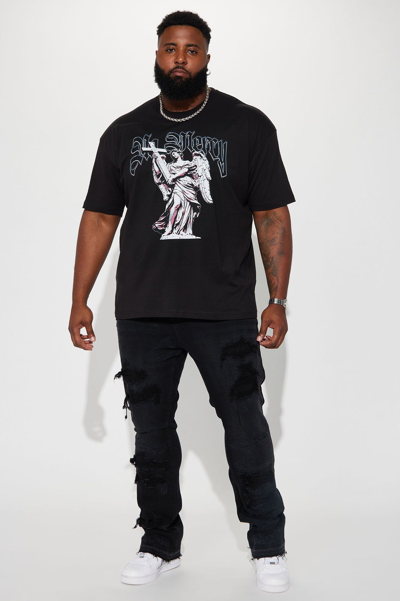 Mercy Short Sleeve Tee - Black sold by Fashion Nova product image thumbnail 7