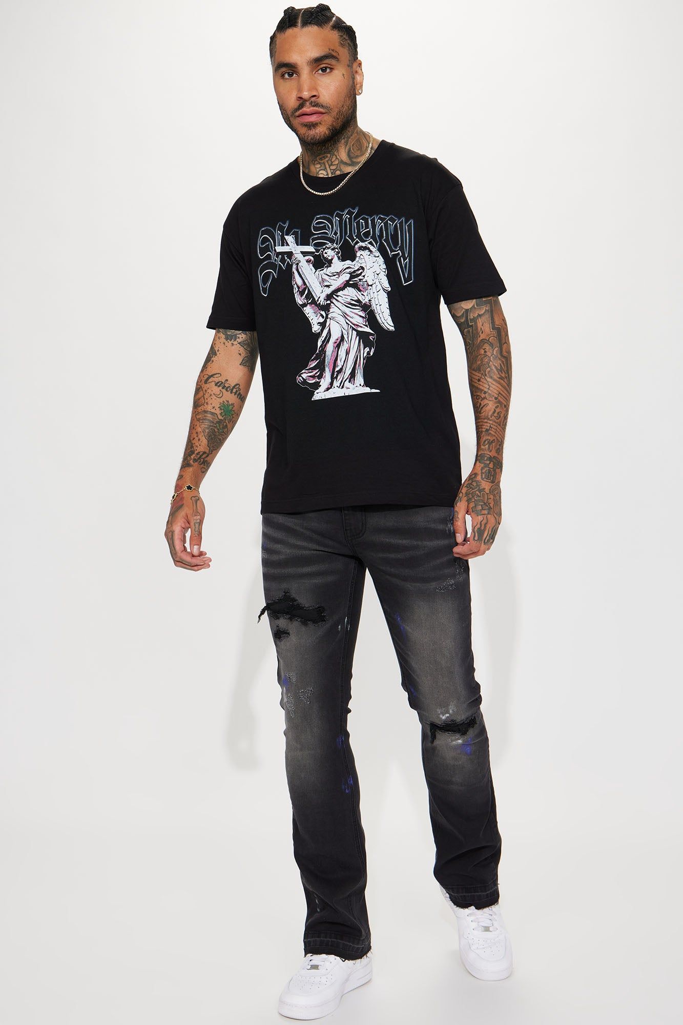 Mercy Short Sleeve Tee - Black sold by Fashion Nova product image thumbnail 3