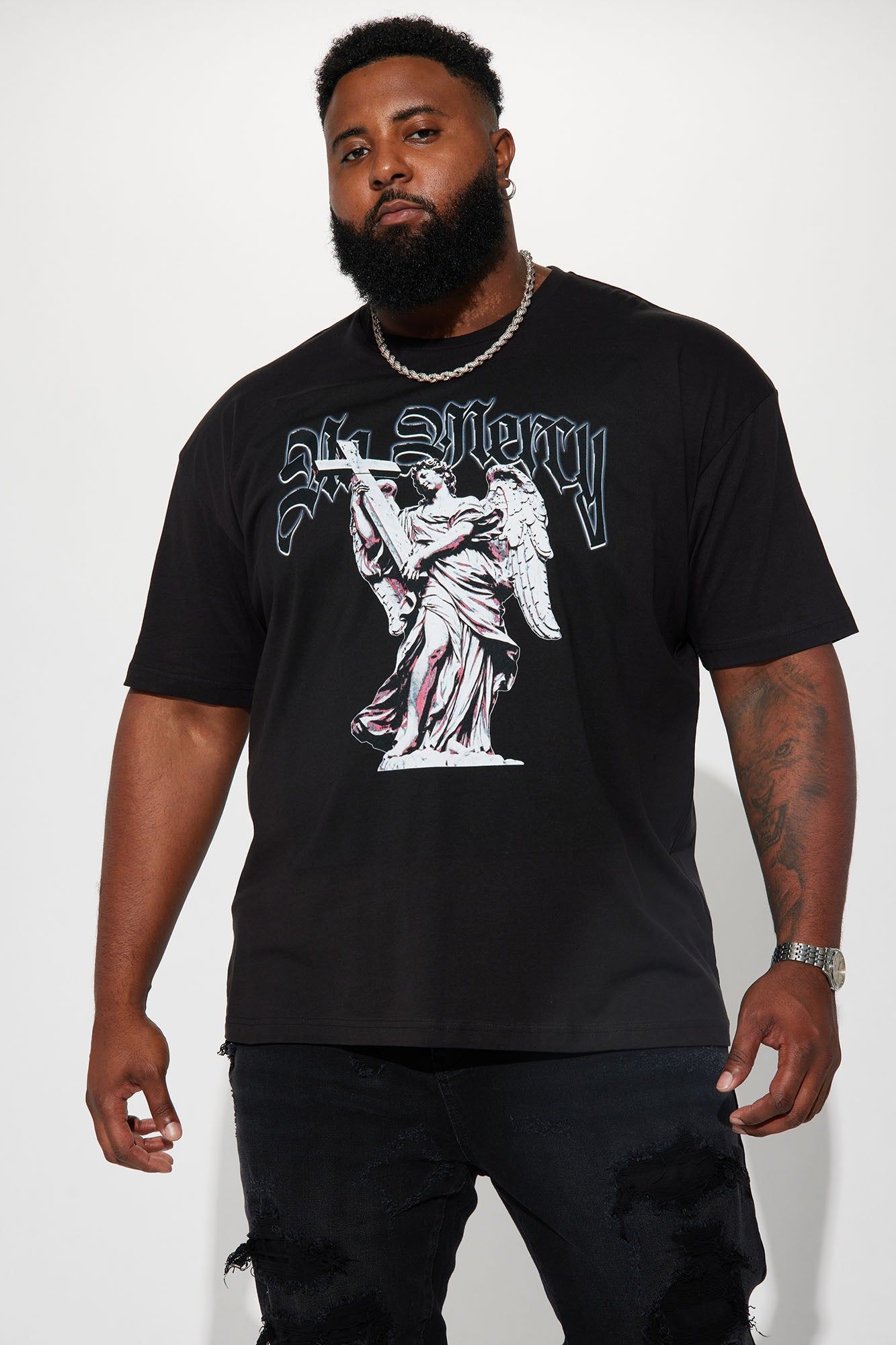 Mercy Short Sleeve Tee - Black sold by Fashion Nova product image thumbnail 2