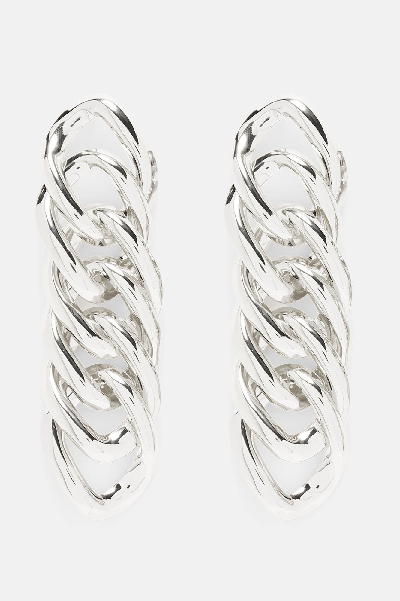 Trying To Reach You Earrings - Silver sold by Fashion Nova product image thumbnail 3