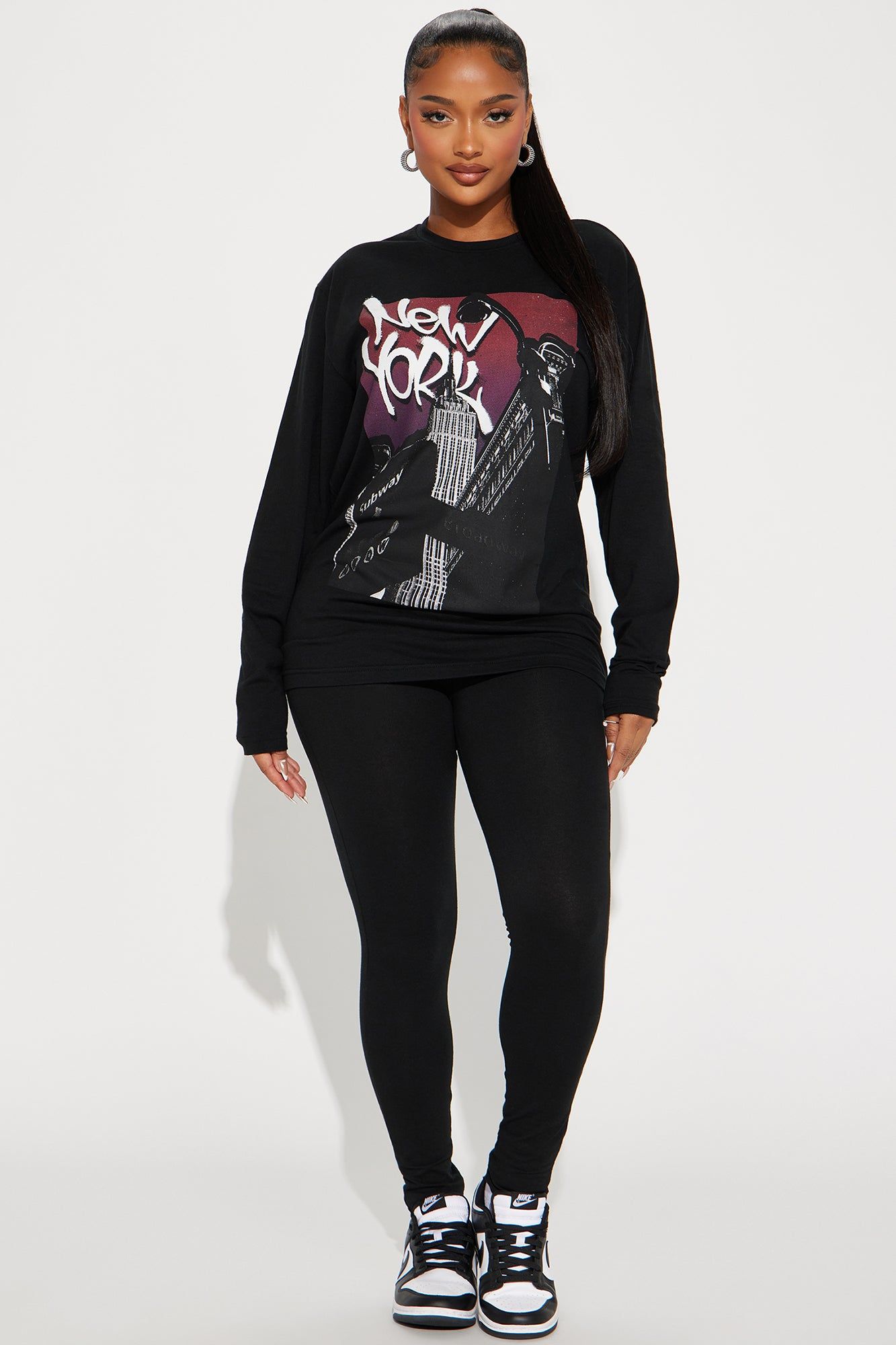 New York Moment Legging Set - Black sold by Fashion Nova