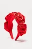 Flor Mas Bella Headband - Red sold by Fashion Nova