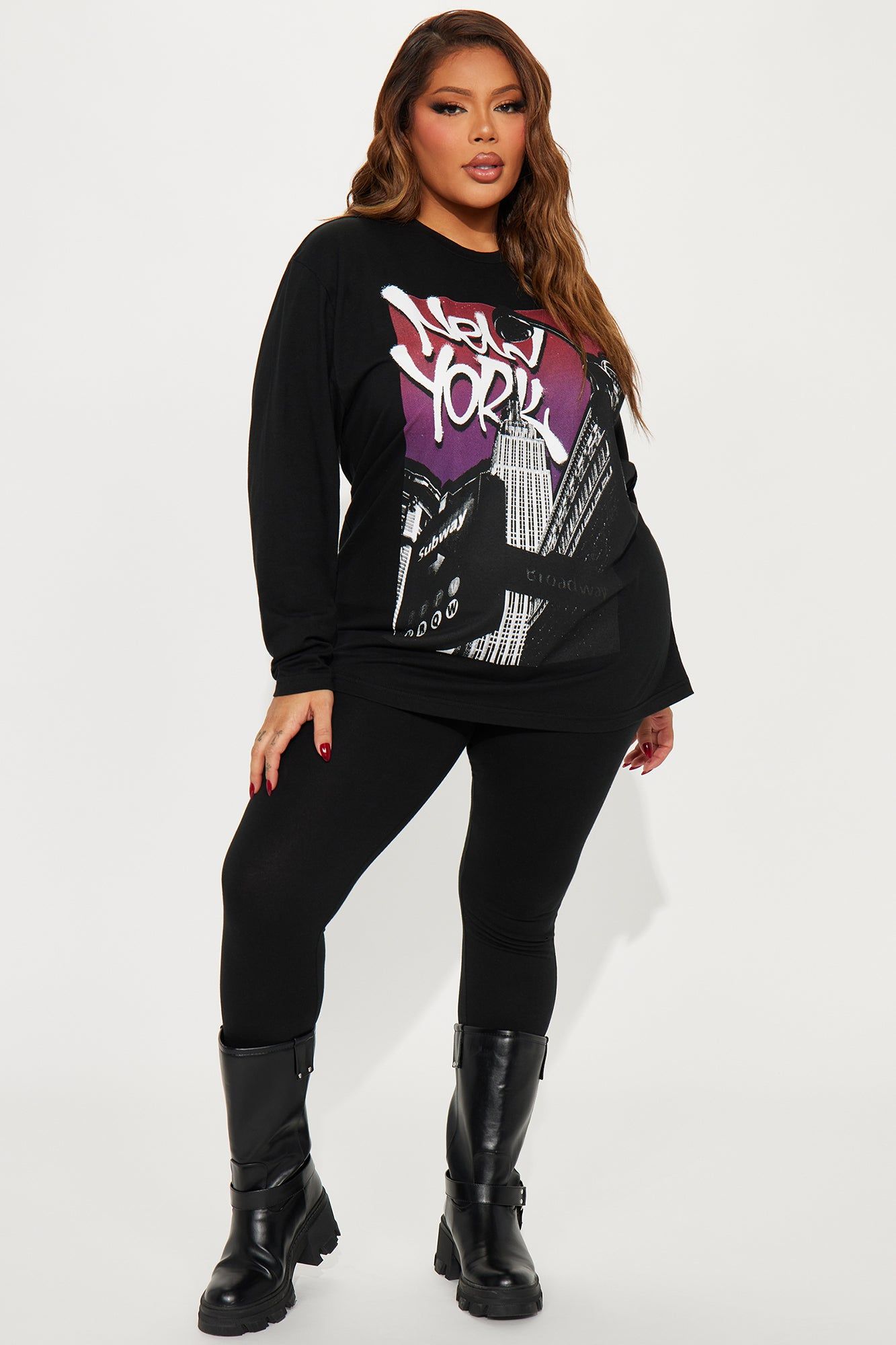 New York Moment Legging Set - Black sold by Fashion Nova product image thumbnail 5