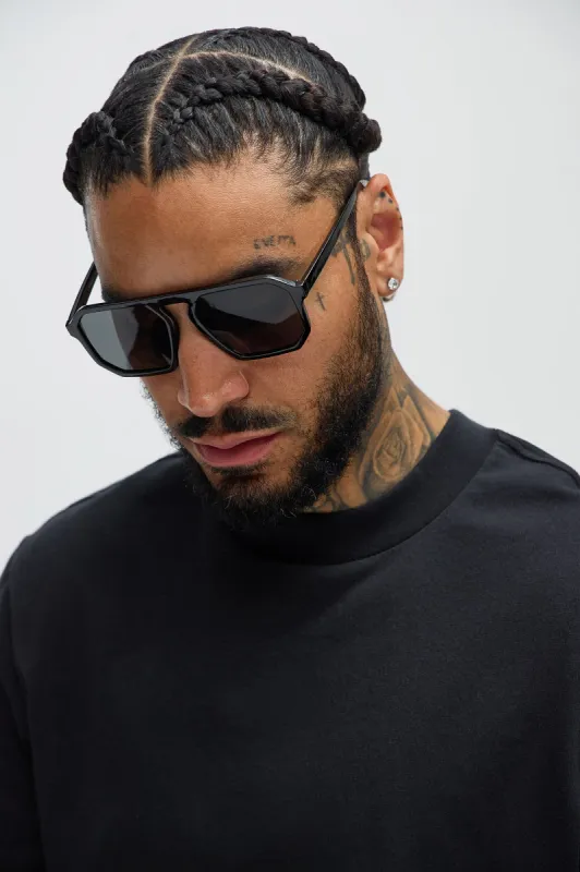 Not An Invitation Sunglasses - Black/Smoke sold by Fashion Nova