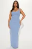 Penelope Denim Maxi Dress - Denim sold by Fashion Nova