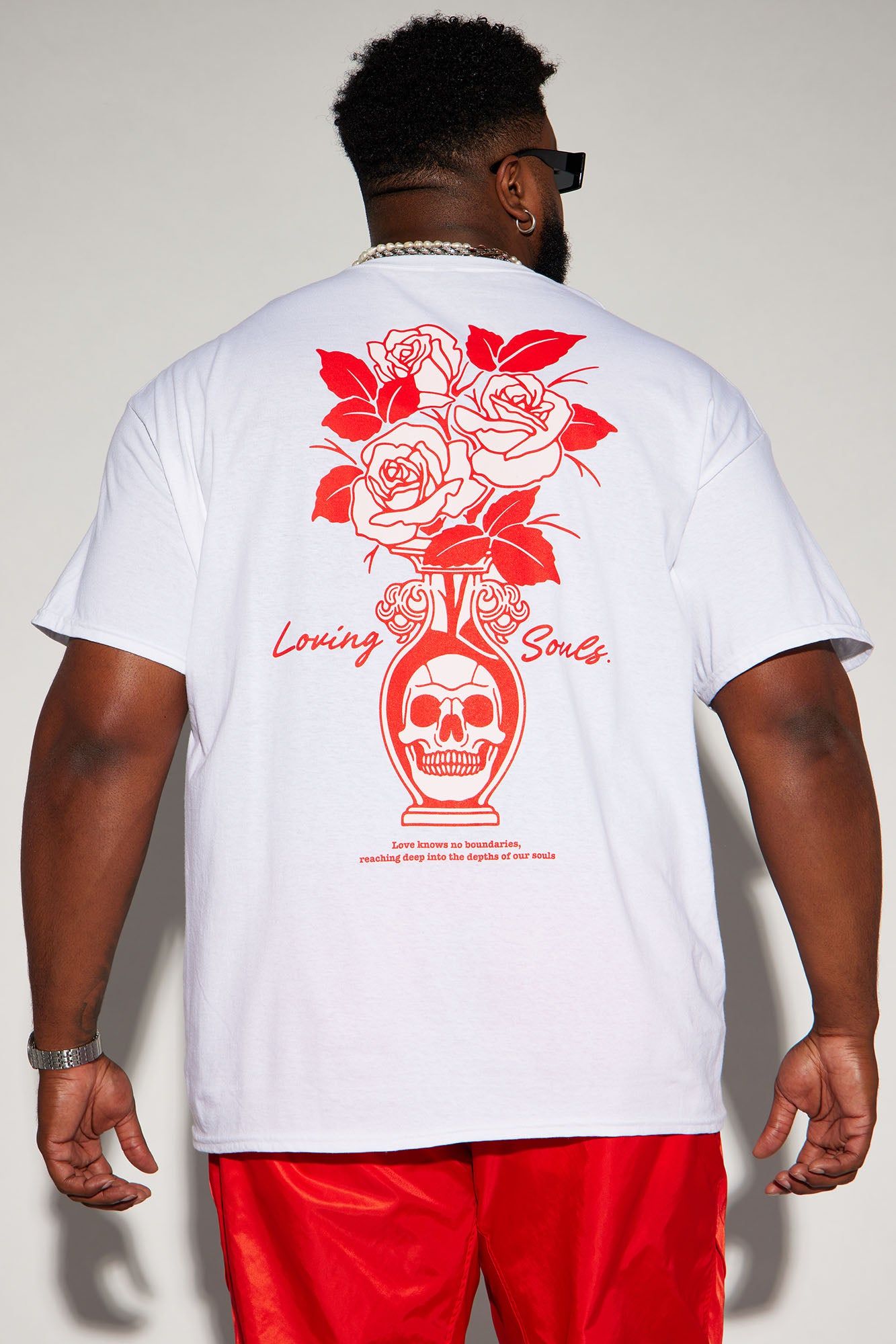 Loving Souls Short Sleeve Tee - White sold by Fashion Nova