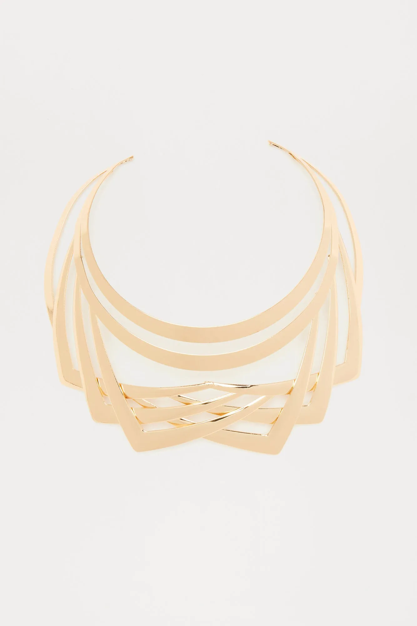 Lost In The Matrix Choker - Gold sold by Fashion Nova