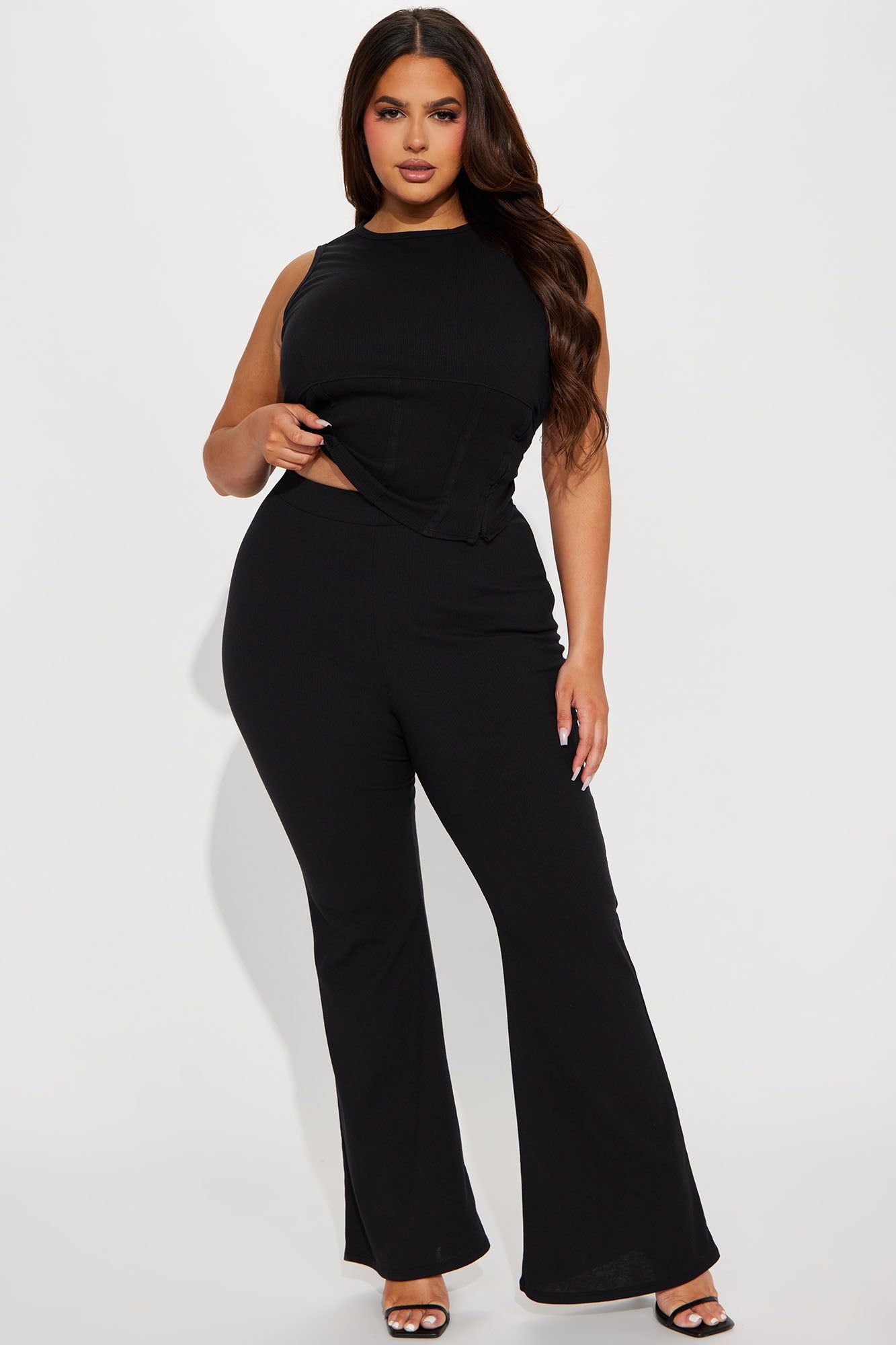 Lust On Your Mind Fishnet Chemise - Black sold by Fashion Nova product image thumbnail 3