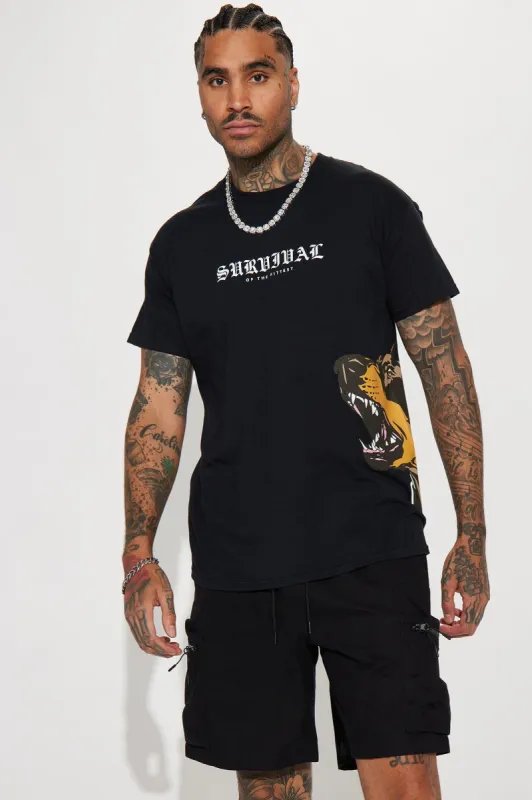 Survival Short Sleeve Tee - Black sold by Fashion Nova