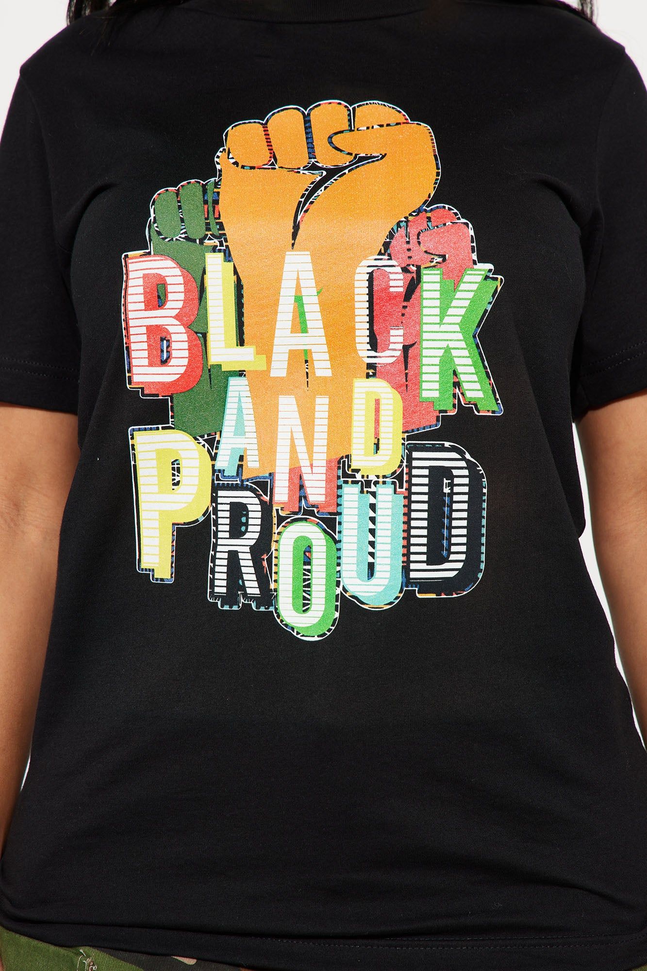 Black And Proud Graphic Tshirt - Black sold by Fashion Nova product image thumbnail 2
