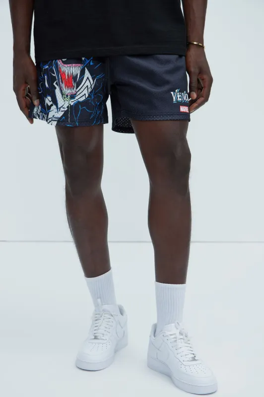 Venom Mesh Shorts - Black sold by Fashion Nova