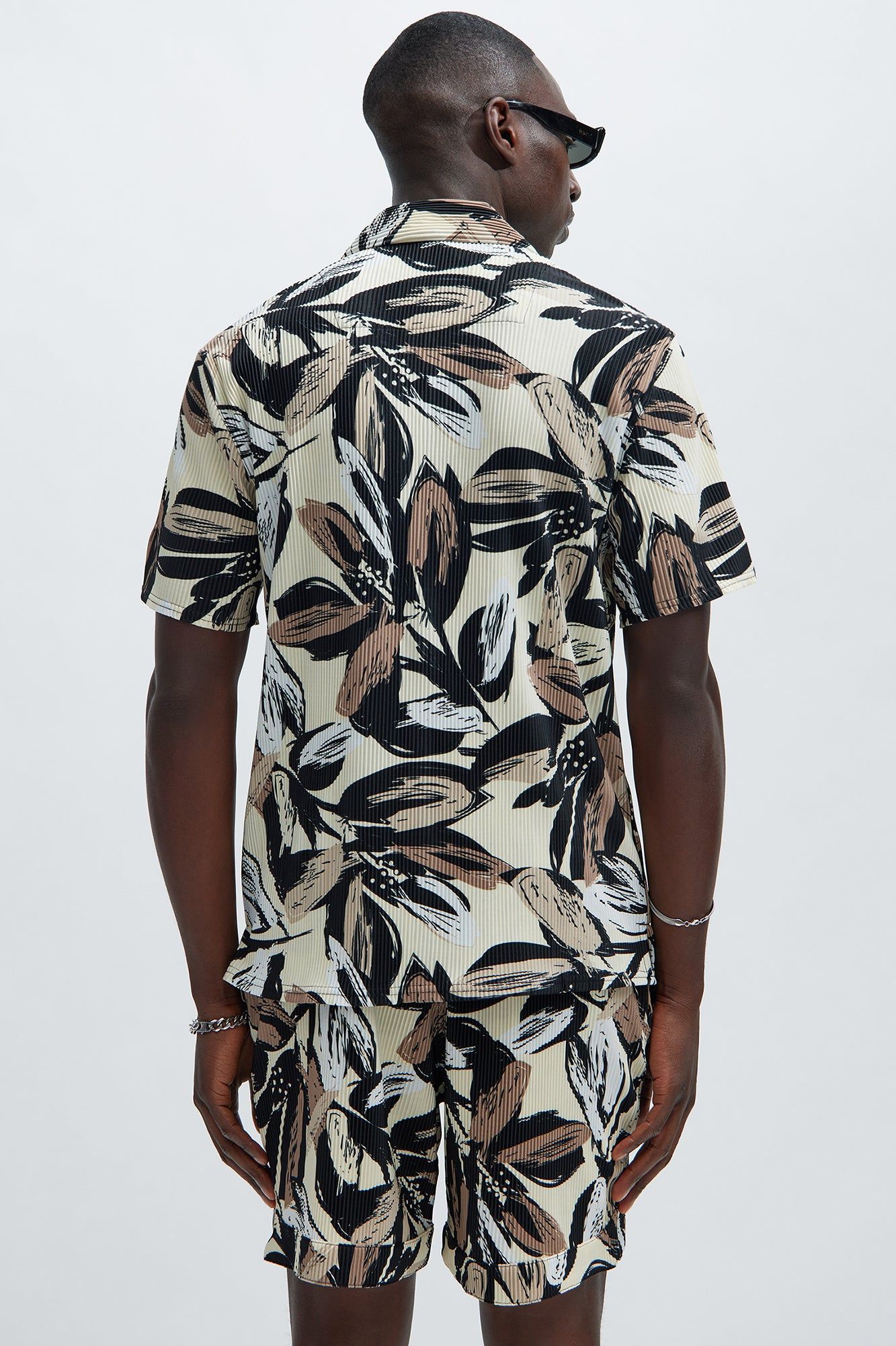 Harbor Leaf Shirt - Natural/Combo sold by Fashion Nova product image thumbnail 4