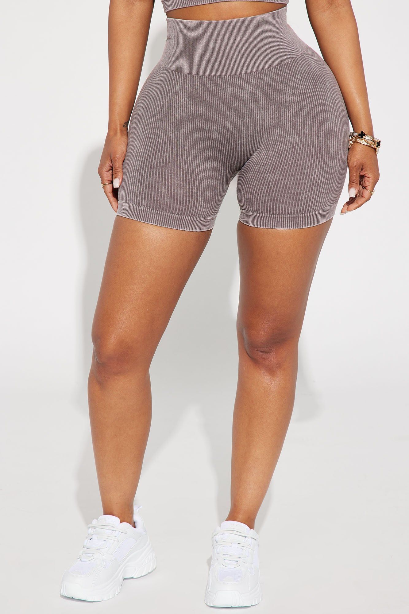Stress Free Biker Short - Mocha sold by Fashion Nova