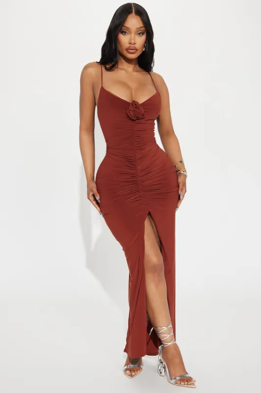 Look My Way Maxi Dress - Rust sold by Fashion Nova