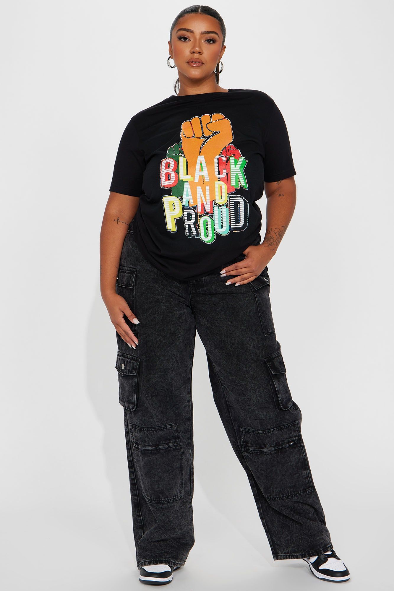 Black And Proud Graphic Tshirt - Black sold by Fashion Nova product image thumbnail 5