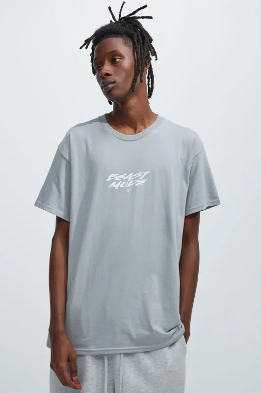 Beast Mode Activated Short Sleeve Tee - Grey sold by Fashion Nova