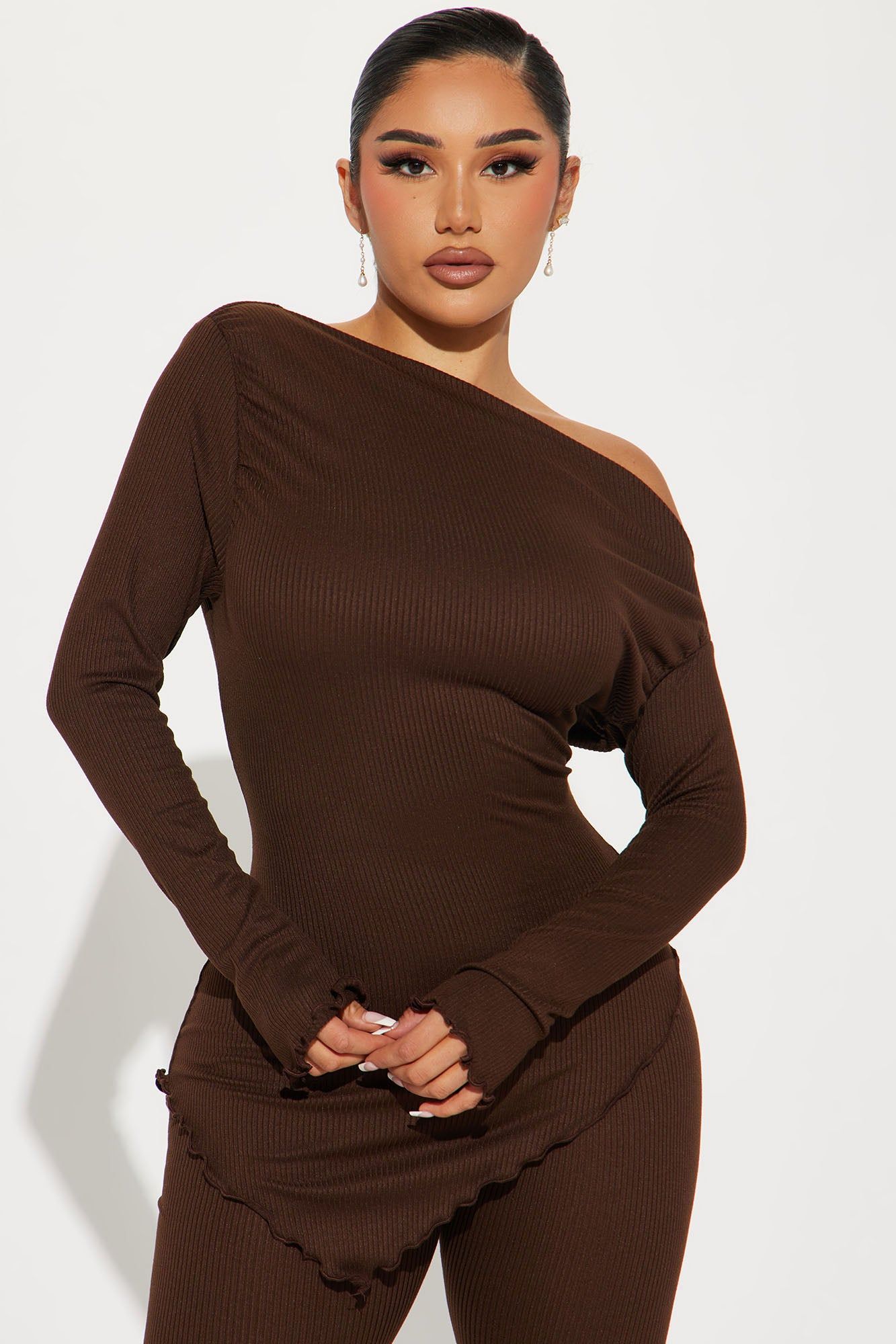 Mya Legging Set - Brown sold by Fashion Nova product image thumbnail 2