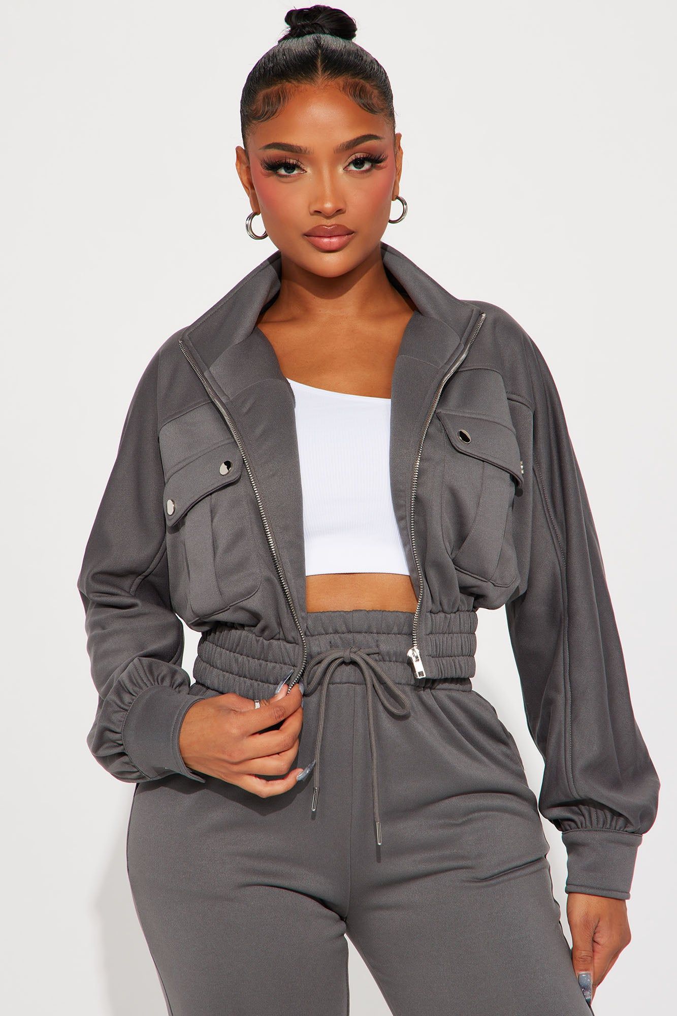 Laid Back Jogger Set - Charcoal sold by Fashion Nova product image thumbnail 2