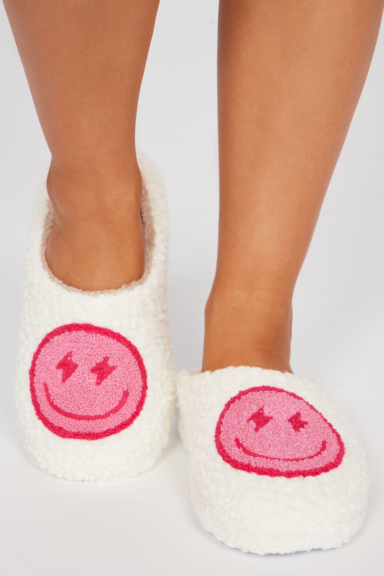 Smiles All Around Slippers - Pink sold by Fashion Nova product image thumbnail 2