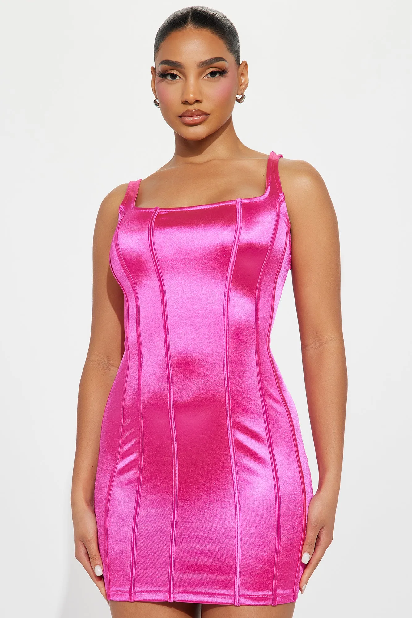 Sydney Metallic Micro Mini Dress - Hot Pink sold by Fashion Nova product image thumbnail 2