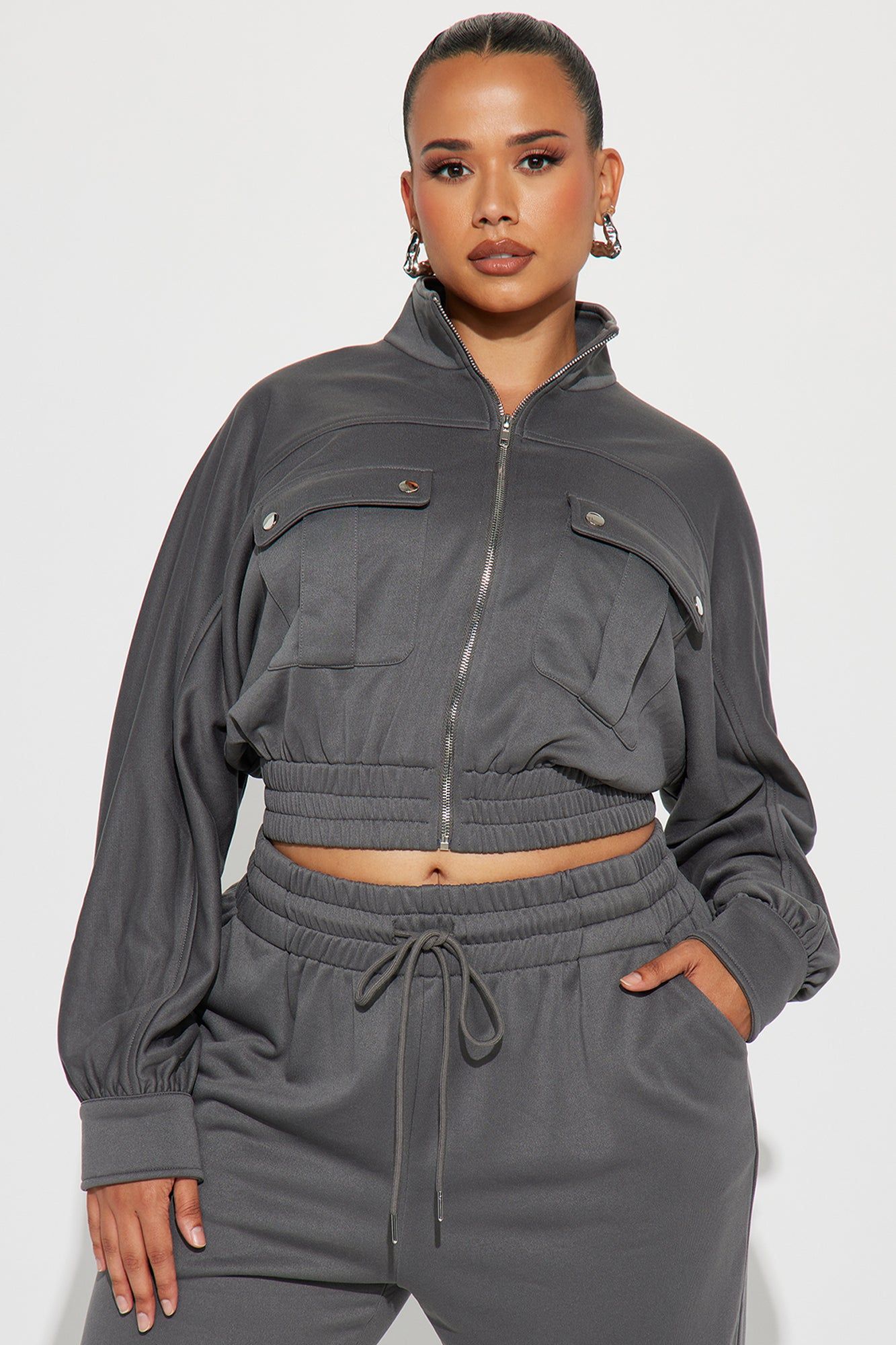 Laid Back Jogger Set - Charcoal sold by Fashion Nova product image thumbnail 5