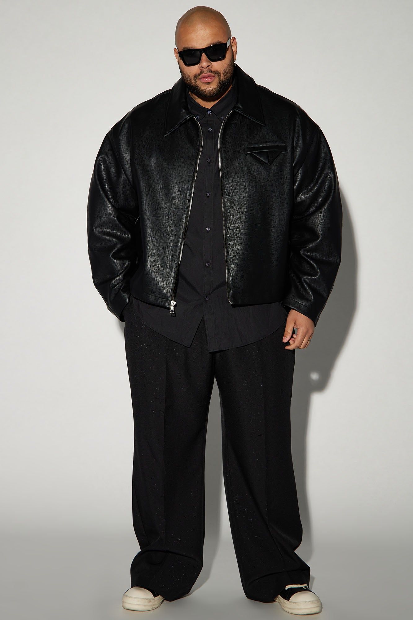 Houston Faux Leather Cropped Jacket - Black sold by Fashion Nova product image thumbnail 5