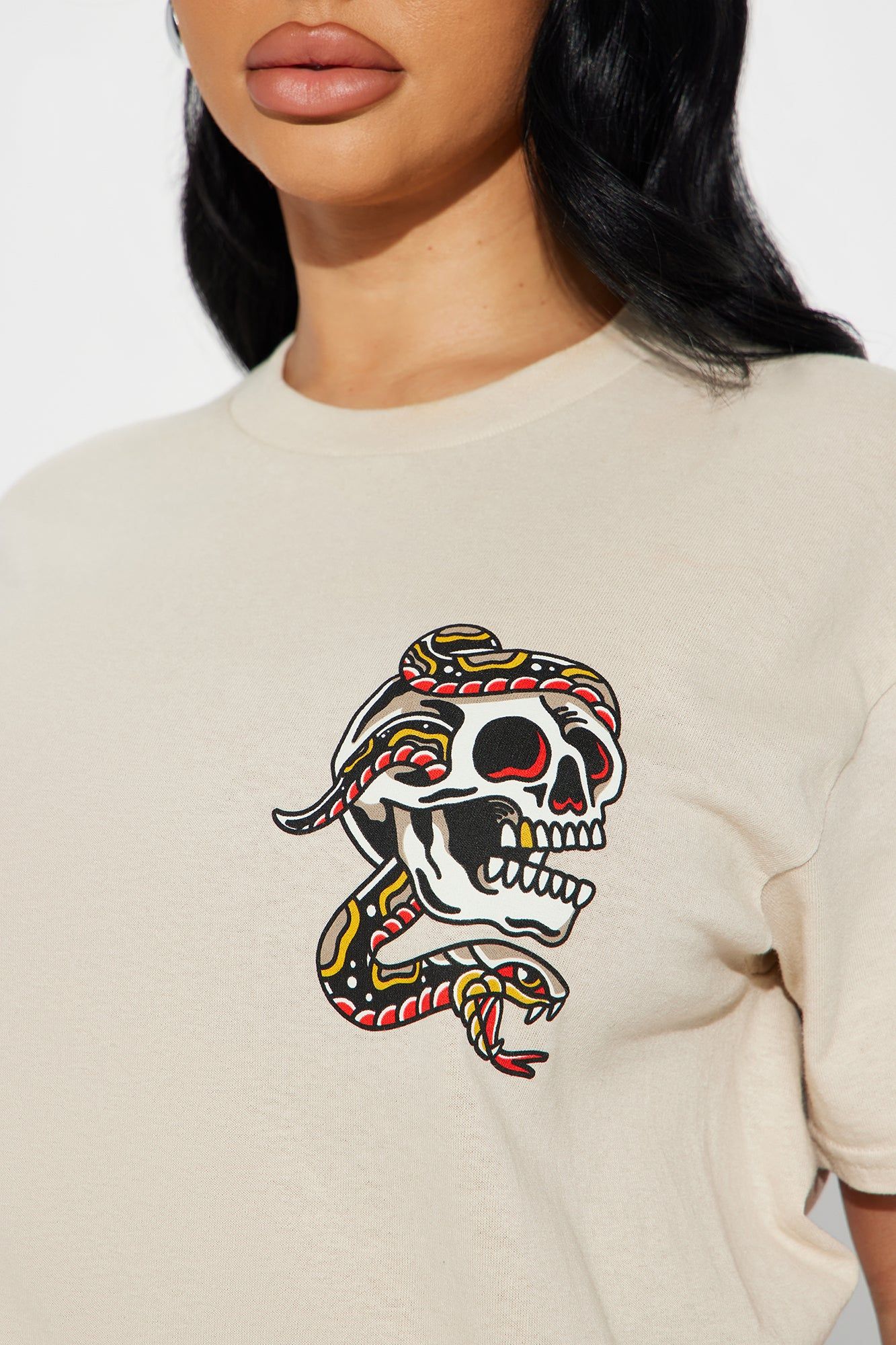 Live To Win Graphic Tee - Sand sold by Fashion Nova product image thumbnail 3