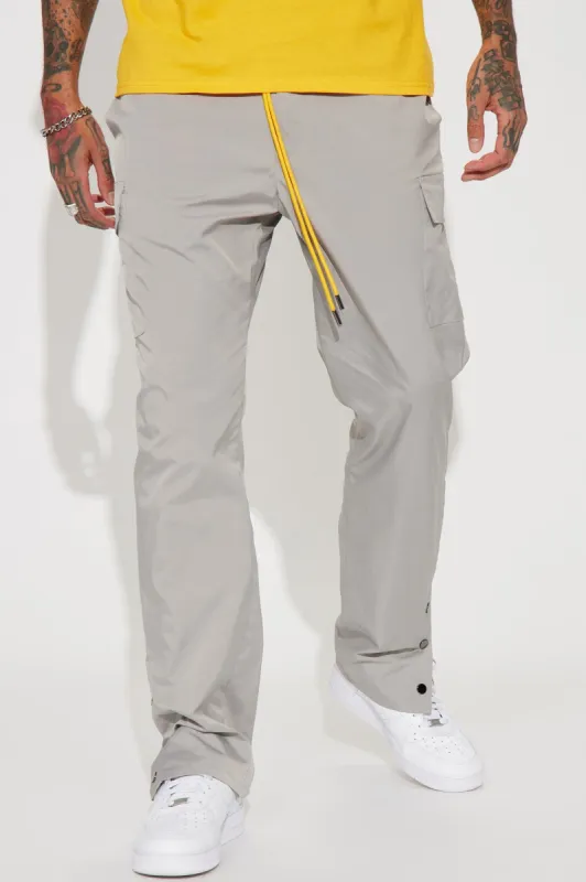 Prized Possession Nylon Pants - Grey sold by Fashion Nova