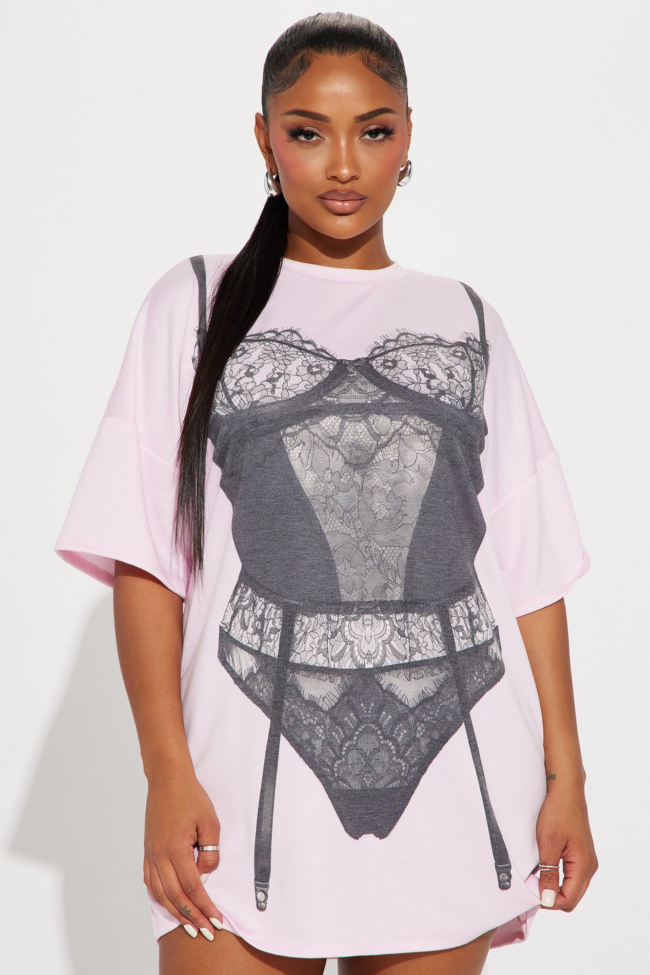 Spot The Illusion Mini Dress - Pink sold by Fashion Nova product image thumbnail 2