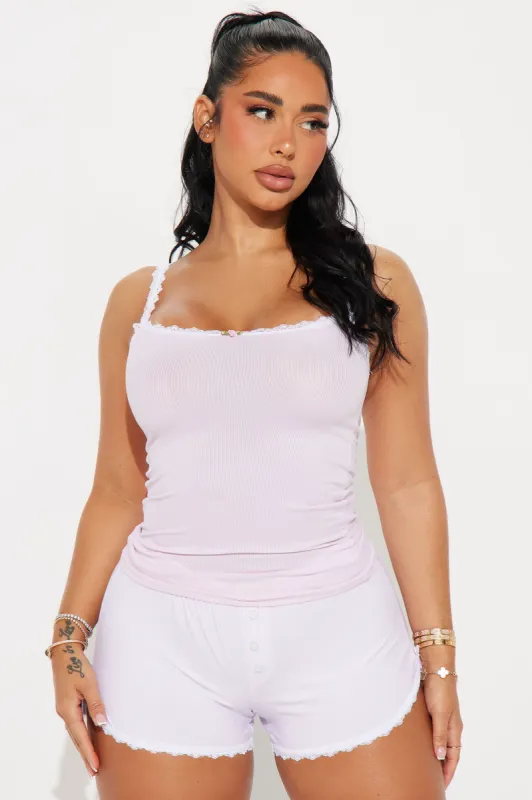 Cute As Can Be PJ Boxer Short Set - Pink sold by Fashion Nova