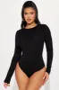 Date Night Backless Bodysuit - Black sold by Fashion Nova
